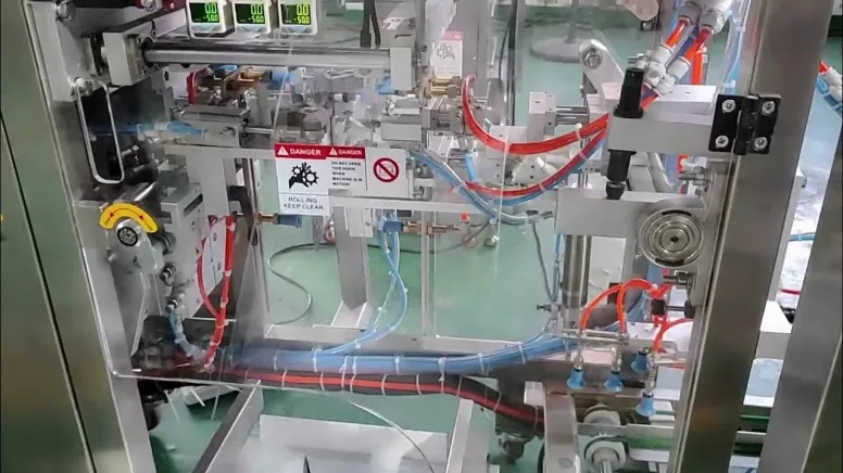 Frozen dry fruit, nuts zipper bag doypack pouch packing machine