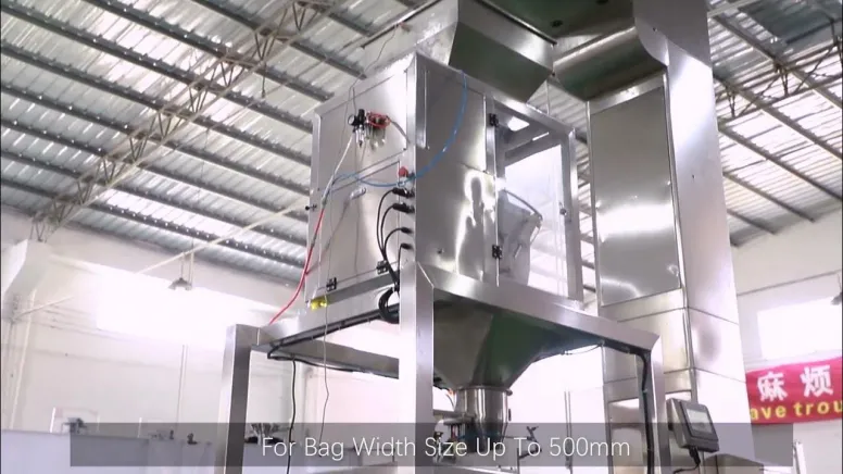 5-25Kg granule powder chemical particles pre-made pouch packing machine