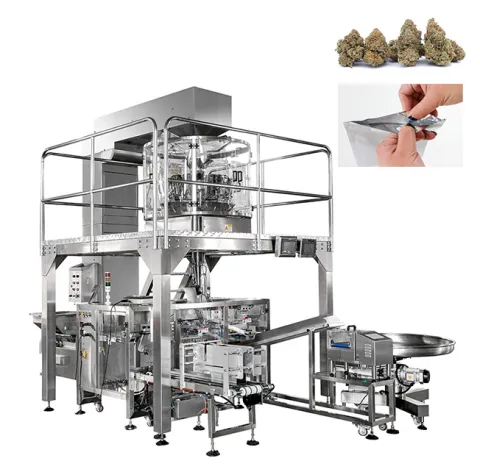 Cannabis Zipper Pouch Packaging Machine