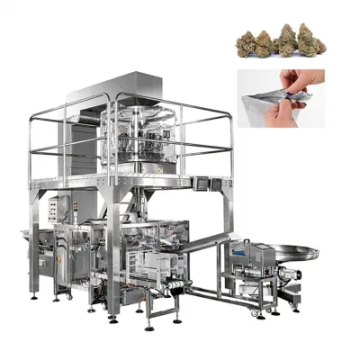 Cannabis Zipper Pouch Packaging Machine