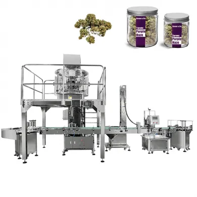 Jar Filling & Capping System For Cannabis