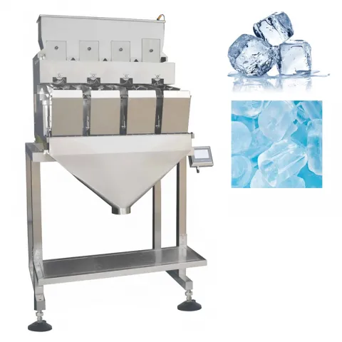automatic ice cube weighing packing machine