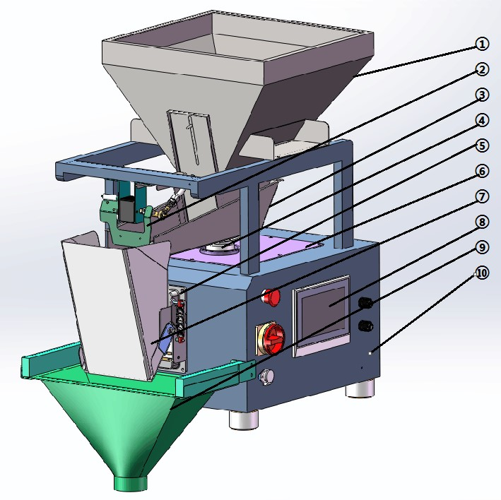 WL-P1H30 3L Single Head Weigher