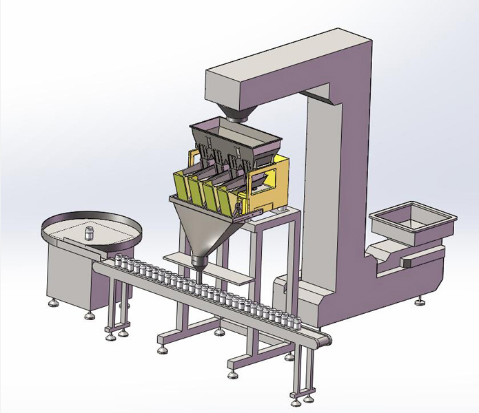 WL-P4H30 3L 4 Head Weigher