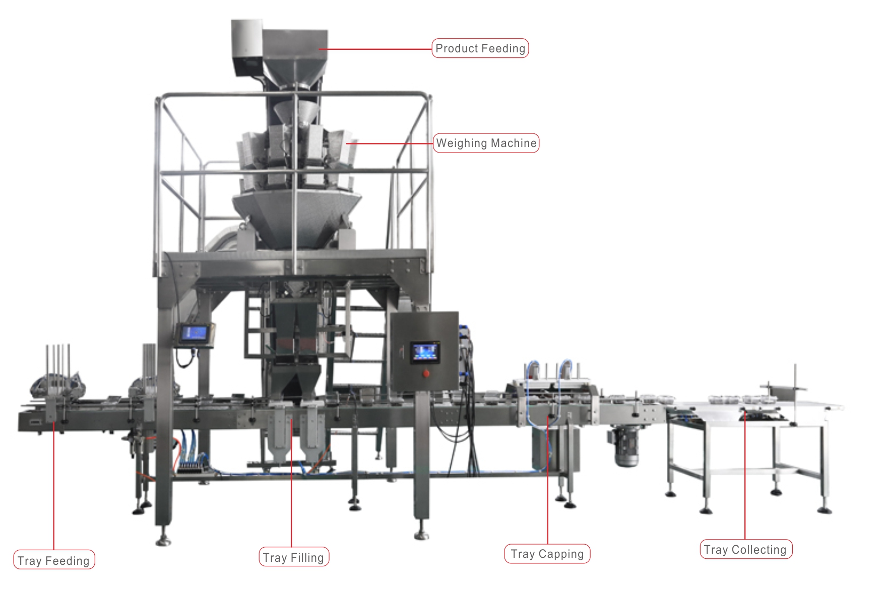 Tray Packaging line
