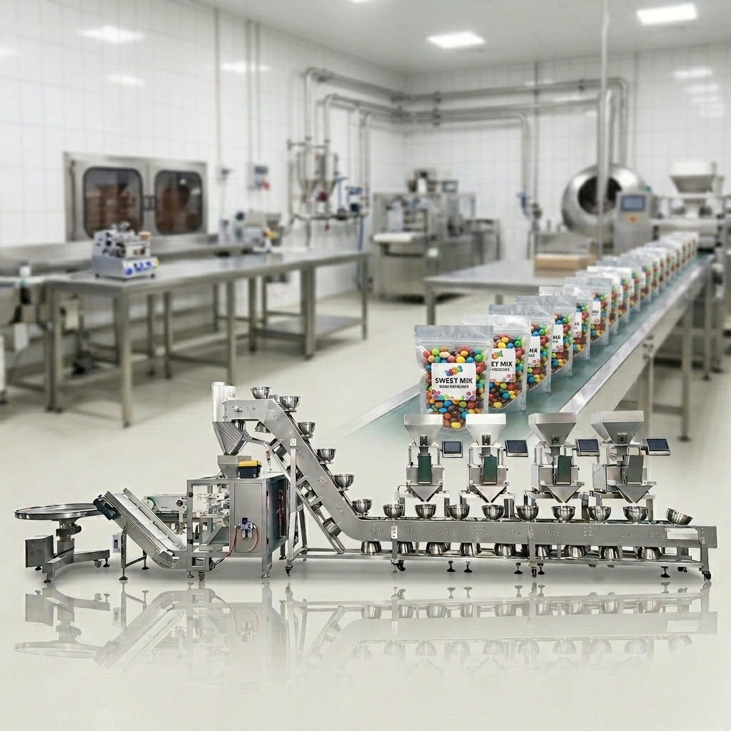 Mixed Snack Packaging Machine-Chocolate beans, Grain